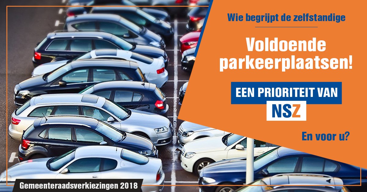 Voldoende parkeerplaatsen! – Een eis van NSZ!