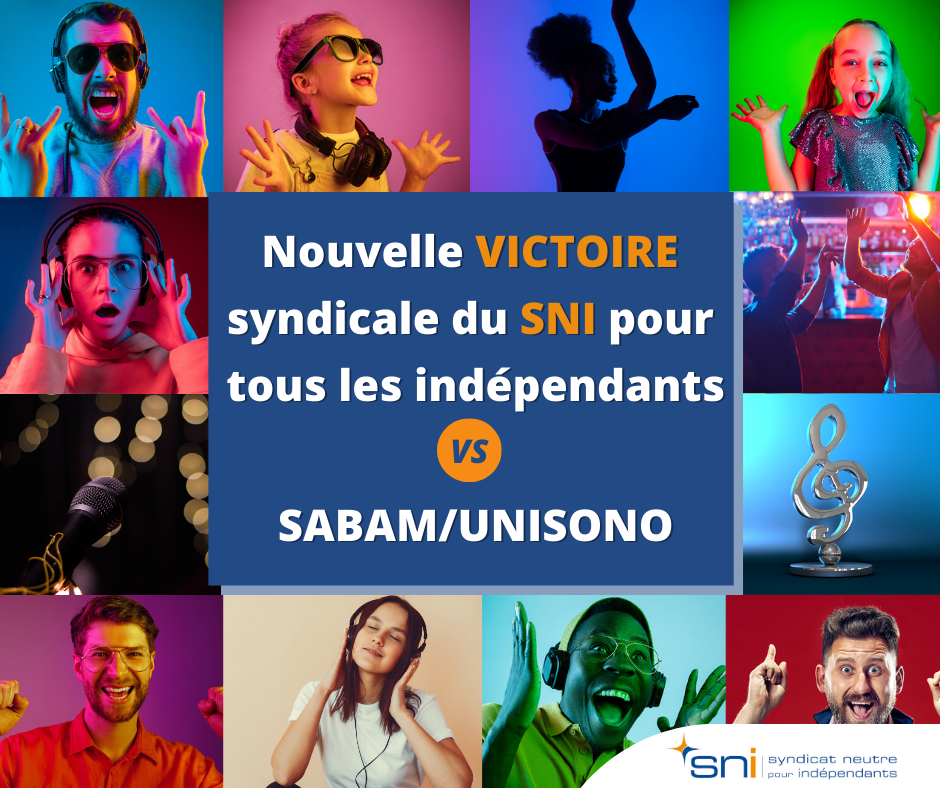 Victoire syndicale du SNI suite &agrave; sa class action envers Unisono/Sabam