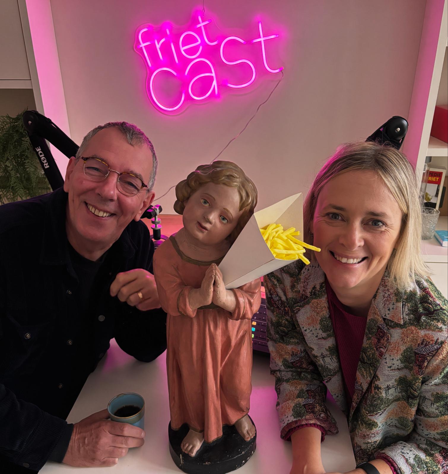 Gratis Ondernemerscaf&eacute; met acteur Herman Verbruggen en podcastmaker Petra De Pauw